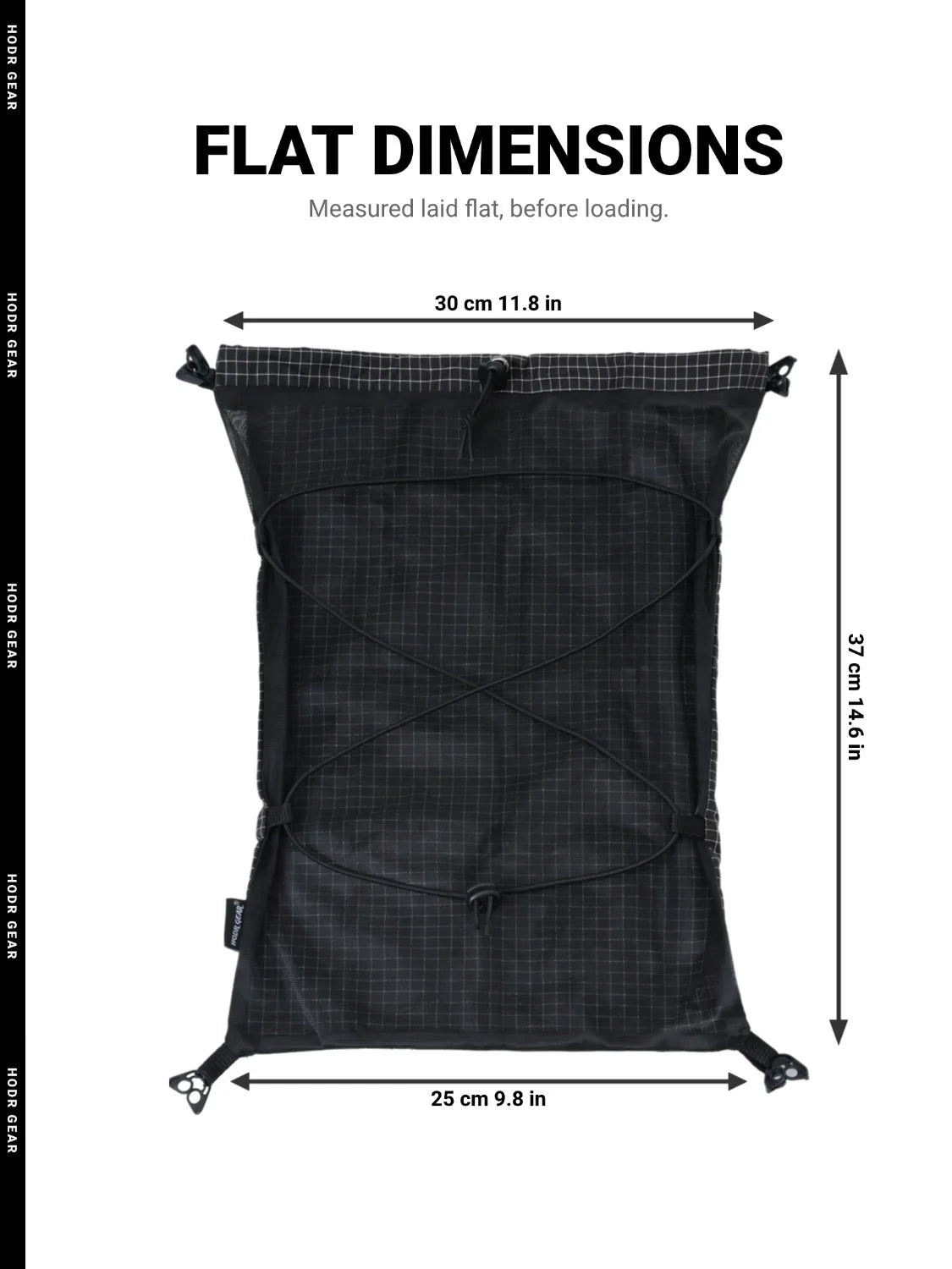 [HODRGEAR] Moudlar Kangaroo Pouch Backpack Expansion 6L Ultralight 58g Gridstop for Hiking Trekking UL Gear Beaver Tail