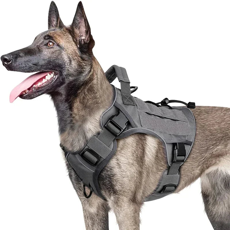 Outdoor Vest for Dogs Splash Protection Pet Adjustable Chest Harness with Handle for Medium and Large Dog Shepherds Labrador