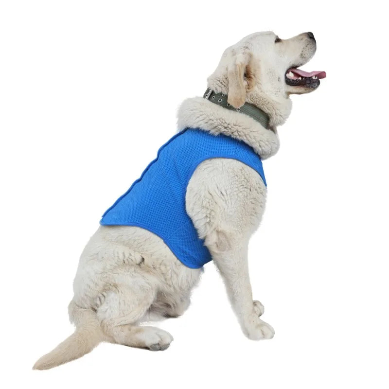Summer Pet Dog Cooling Vest  Heat Resistant Cool Dogs Clothes Breathable Sun-proof Clothing for Small Large Dogs Outdoor Walking