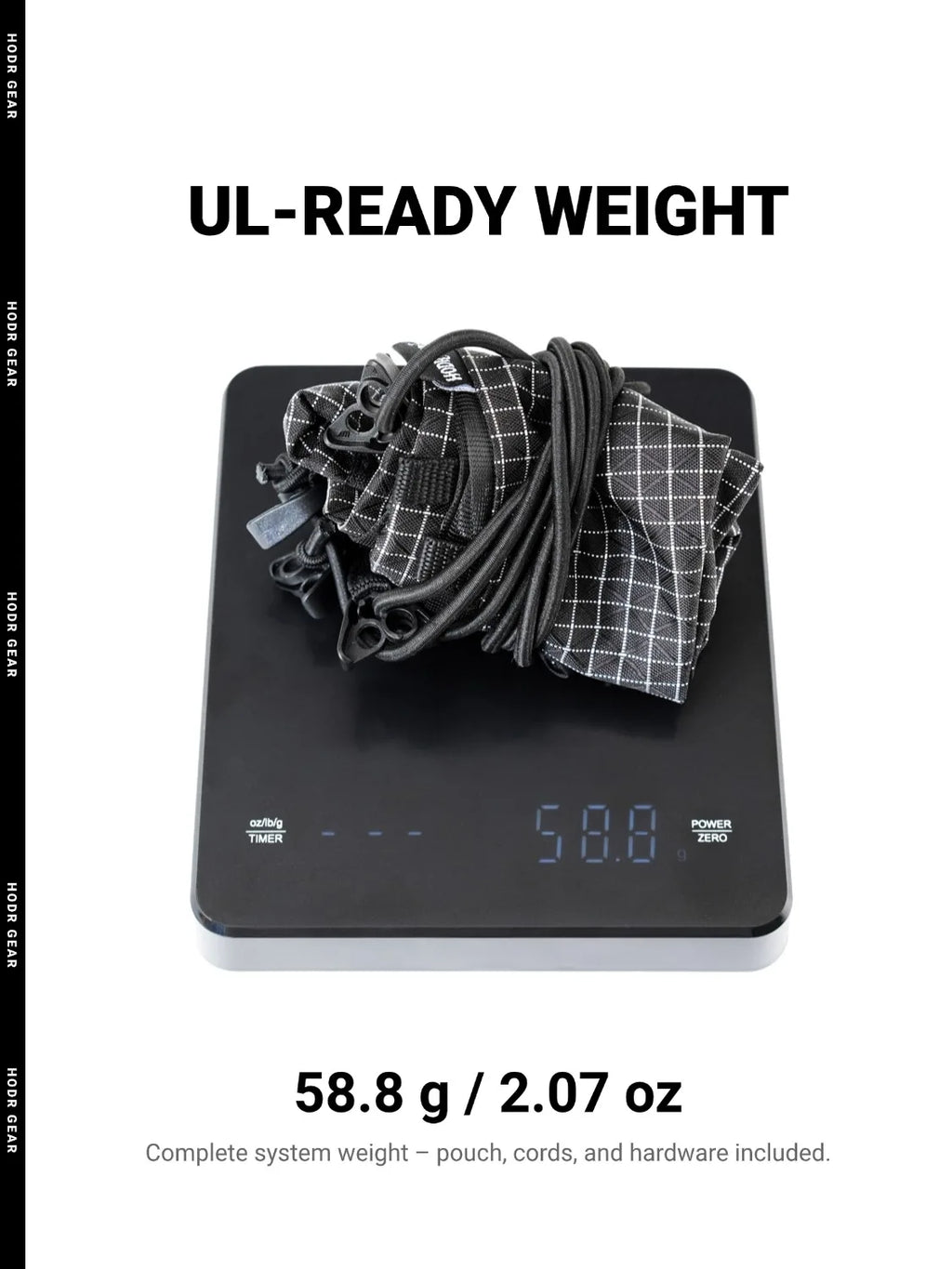 [HODRGEAR] Moudlar Kangaroo Pouch Backpack Expansion 6L Ultralight 58g Gridstop for Hiking Trekking UL Gear Beaver Tail