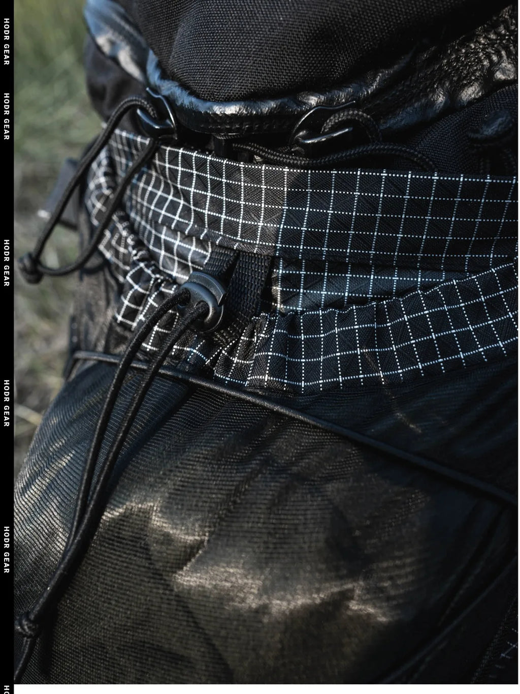 [HODRGEAR] Moudlar Kangaroo Pouch Backpack Expansion 6L Ultralight 58g Gridstop for Hiking Trekking UL Gear Beaver Tail