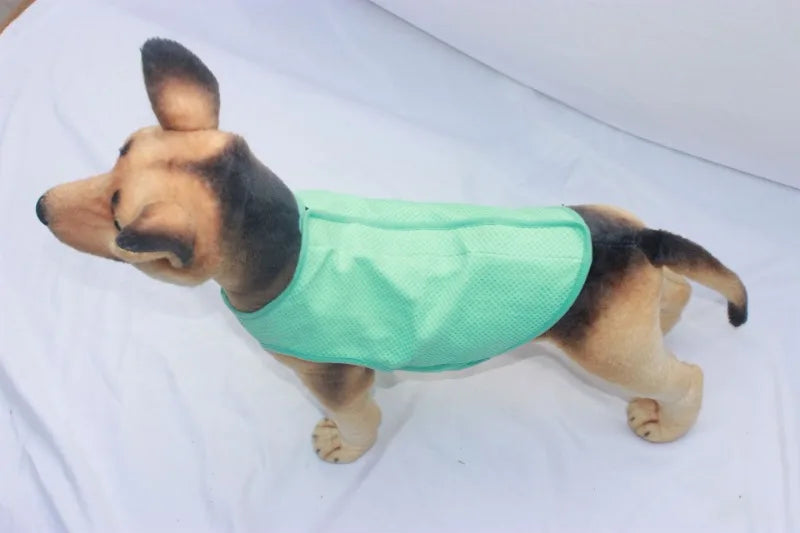 Summer Pet Dog Cooling Vest  Heat Resistant Cool Dogs Clothes Breathable Sun-proof Clothing for Small Large Dogs Outdoor Walking